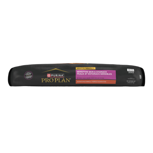 Purina Pro Plan Croquettes pour chiens 7+ Peau sensible & estomac sensible Saumon & Riz