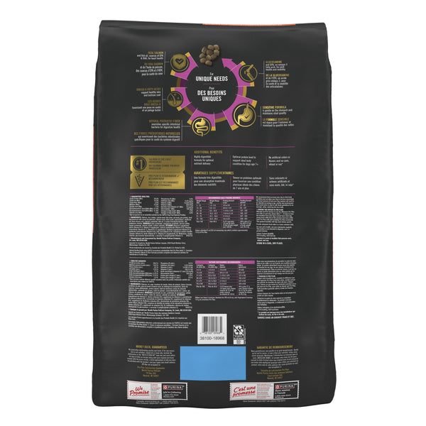 Purina Pro Plan Croquettes pour chiens 7+ Peau sensible & estomac sensible Saumon & Riz