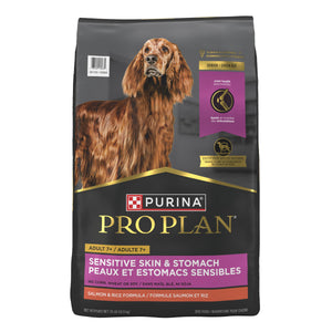 Purina Pro Plan Croquettes pour chiens 7+ Peau sensible & estomac sensible Saumon & Riz