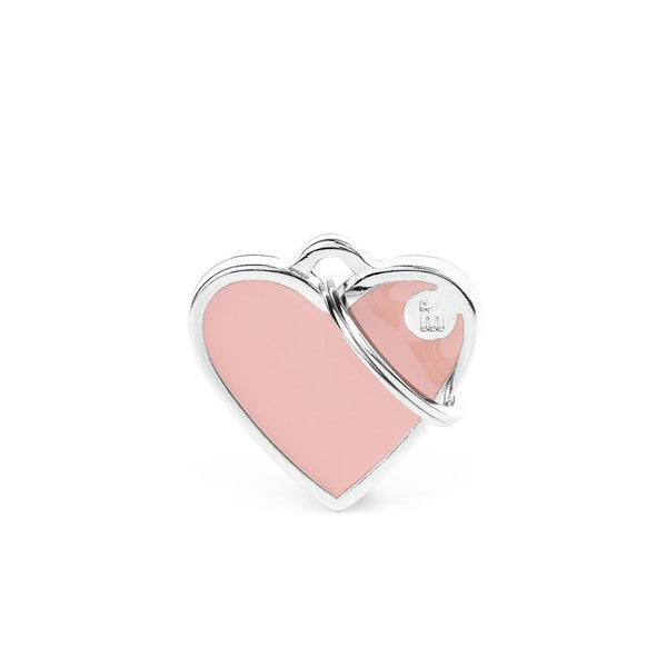 MyFamily Basic Handmade Heart Pet ID Tag, Pink