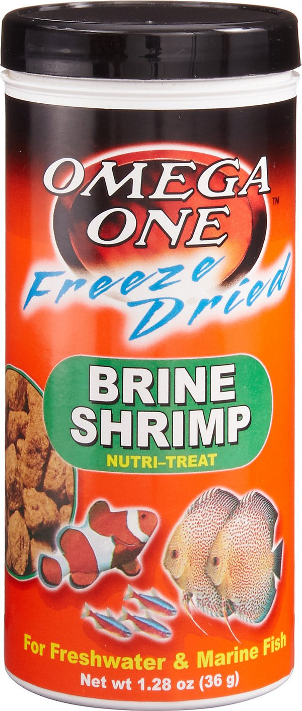Omega One Freeze-Dried Brine Shrimp Freshwater & Marine Fish Treat
