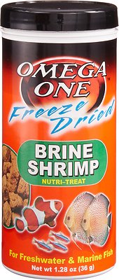 Omega One Freeze-Dried Brine Shrimp Freshwater & Marine Fish Treat