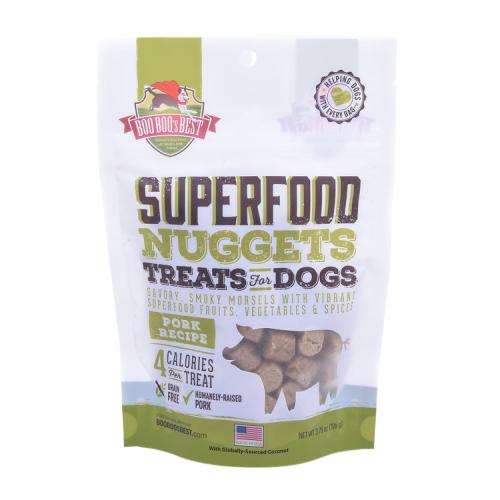 Boo Boo's Best Nuggets SuperAliments Friandises lyophilisées au porc pour chiens