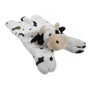 GoDog Barnyard Buddies Chew Guard Cow Flattie Dog Toy