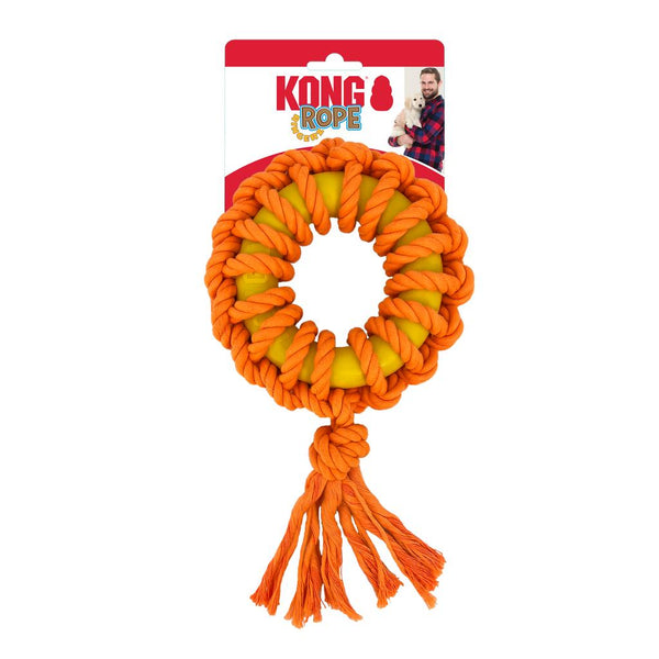 Kong Rope Ringerz Dog Toy, Assorted Colors