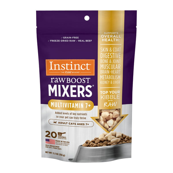Instinct Raw Boost Mixers Multivitamin 7+ Freeze-Dried Cat Food Topper