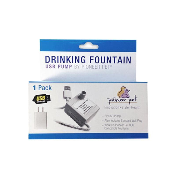 Pioneer Pet USB Plug with Transformer Pet Drinking Fountain Pump