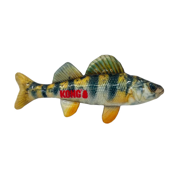 KONG Wild Shieldz Jouet poisson pour chien Perche