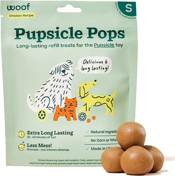 Woof Woof Pupsicle Pops Friandises pour chiens saveur poulet, petit