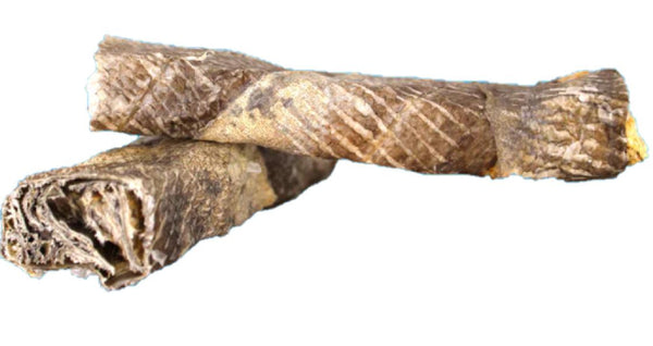 Gunni's Cod Skin Chewy Sticks Dog Treats, 8-in