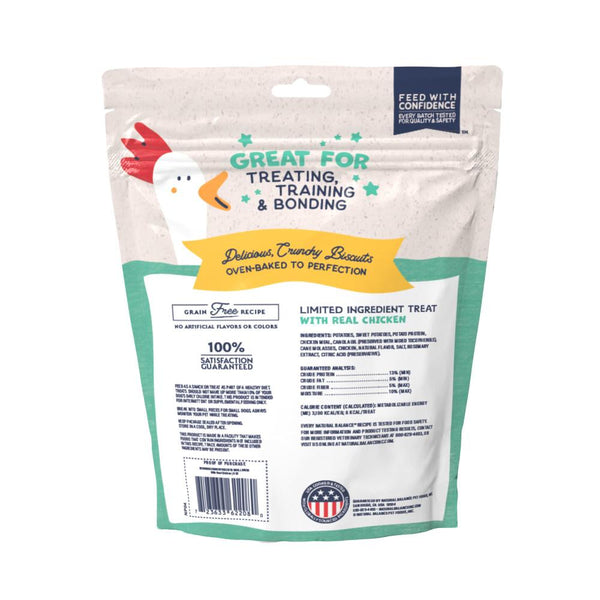 Natural Balance Rewards Biscuits croustillants taille bouchée avec vrai poulet Friandises pour petits chiens