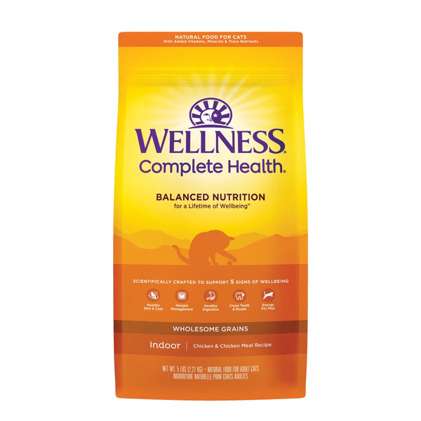Wellness Complete Health Indoor Poulet & Poulet Croquettes sèches pour chats