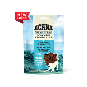 ACANA Chewy Strips Friandises pour chiens Saumon Peau, pelage & digestion