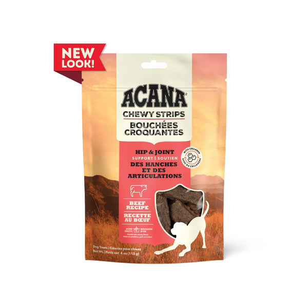ACANA Chewy Strips Hip & Joint Beef Recipe Dog Treats