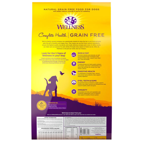 Wellness Complete Health Grain-Free Puppy Chicken & Salmon Dry Dog Food