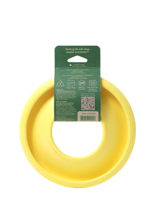 Earth Rated Jouet volant pour chien, Jaune