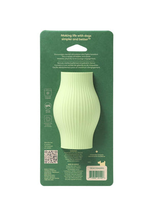 Earth Rated Jouet distributeur de friandises en caoutchouc naturel pour chien, Vert