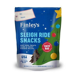 Finley's Sleigh Ride Snacks Friandises molles pour chiens Agneau & Patate douce