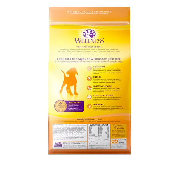 Wellness Complete Health Puppy Deboned Chicken, Oatmeal & Salmon Meal Dry Dog Food