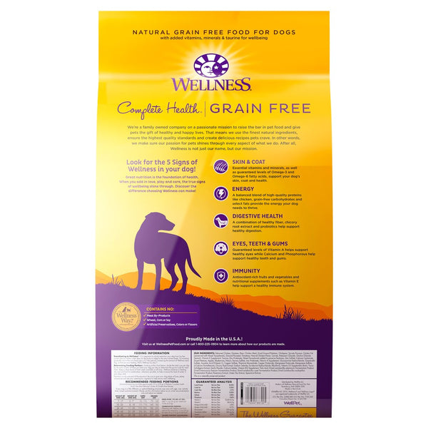 Wellness Complete Health Deboned Chicken & Chicken Meal Adult Grain-Free Dry Dog Food