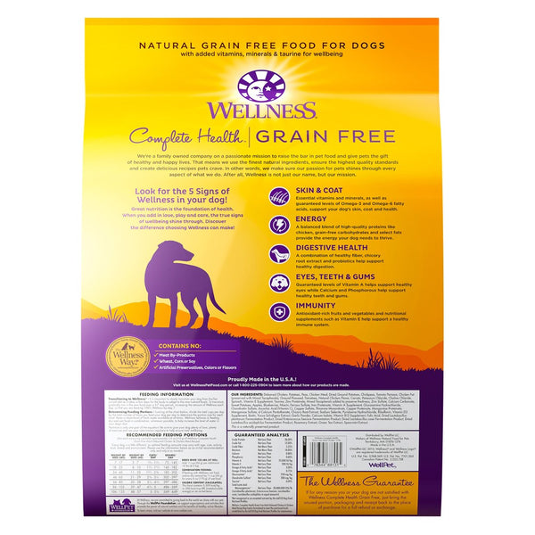 Wellness Complete Health Deboned Chicken & Chicken Meal Adult Grain-Free Dry Dog Food