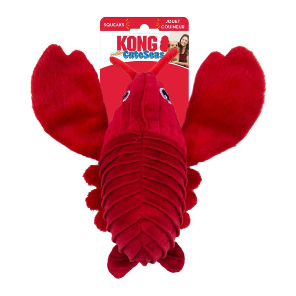 KONG Cuteseas Rufflez Lobster Dog Toy