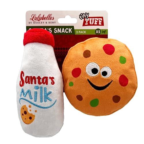 Huxley & Kent Tiny Tuff Santa’s Snack Dog Toy, X-Small