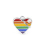 MyFamily Heart Pet ID Tag, Rainbow