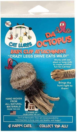Go Cat Cat Lures Da Octopus Baguette d'Appât de Remplacement pour Chat