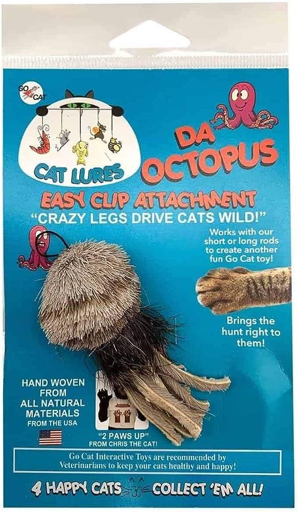 Go Cat Cat Lures Da Octopus Baguette d'Appât de Remplacement pour Chat