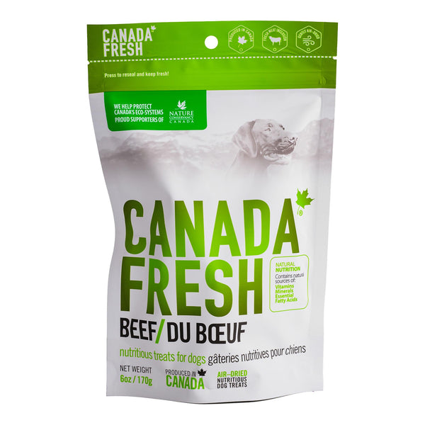 PetKind Canada Fresh Boeuf séché à l'air friandises fraîche pour chiens