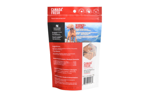 PetKind Canada Fresh Viande Rouge séché à l'air friandises fraîche pour chiens