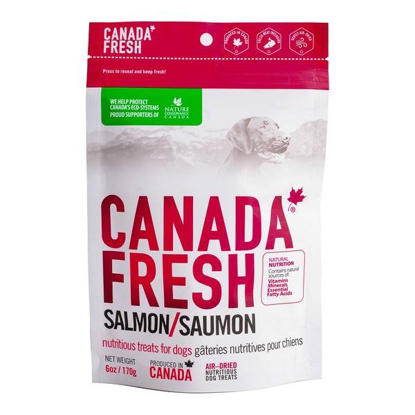 PetKind Canada Fresh Saumon séché à l'air friandises fraîche pour chiens