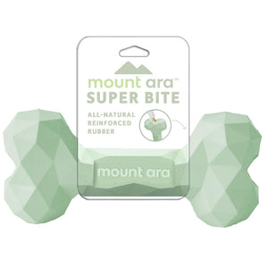 Mount Ara Superbite Bone Dog Toy, Green