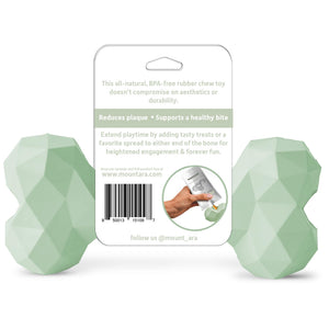 Mount Ara Superbite Bone Dog Toy, Green