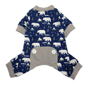 foufouBRANDS Pyjama ours polaire Arctic, Bleu Marine
