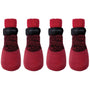 foufouBRANDS Chaussettes enrobées de caoutchouc, rouge