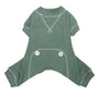 foufouBRANDS Thermal Dog Pajamas, Green