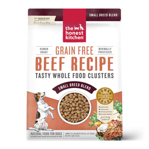 The Honest Kitchen Whole Food Clusters Beef Small Breed Grain-Free Dry Dog Food