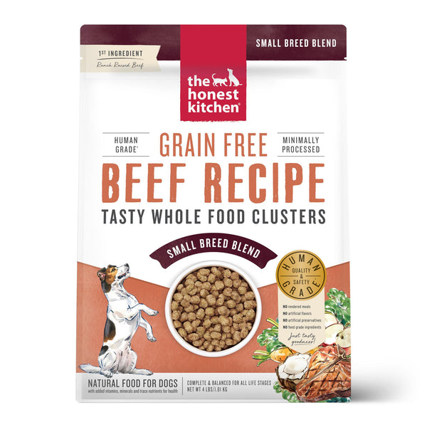 The Honest Kitchen Whole Food Clusters Beef Small Breed Grain-Free Dry Dog Food
