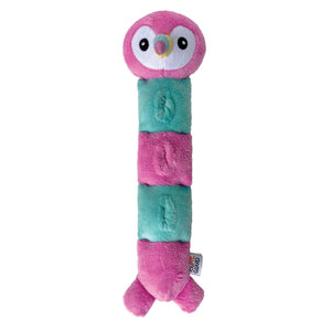 foufouBRANDS Peluches chenille Hide n Seek Caterplushies - Perroquet, jouet pour chien