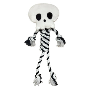 foufouBRANDS fouFIT Peluches Halloween Knotties - Crâne, jouet pour chien