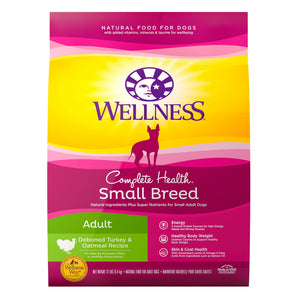 Wellness Complete Health Small Breed Adult Turkey & Oatmeal Dry Dog Food