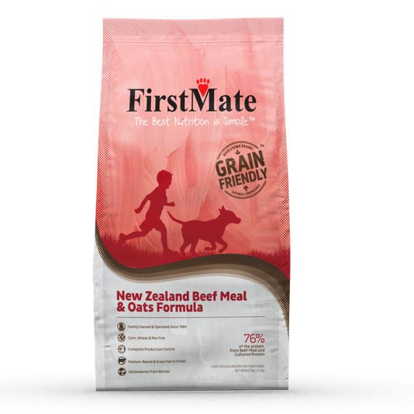 FirstMate Grain Friendly New Zealand Beef Meal & Oats Dry Dog Food