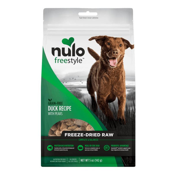 Nulo Freestyle Duck with Pears Grain-Free Freeze-Dried Raw Dog Food