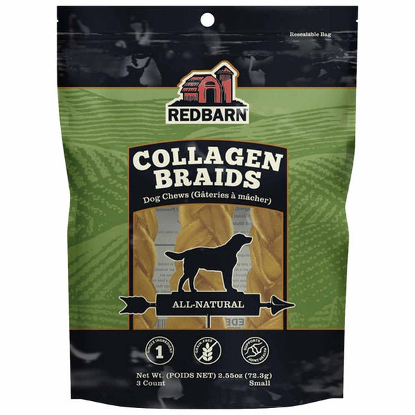 Redbarn Friandises Collagen Braid pour chiens, petit