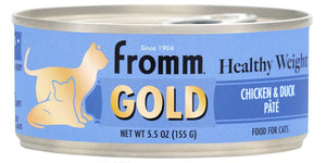 Fromm Gold Healthy Weight Chicken & Duck Pate Wet Cat Food Can