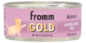Fromm Gold Kitten Chicken & Duck Pate Wet Cat Food Can