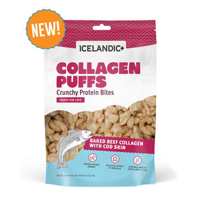 Icelandic+ Beef Collagen Puffs with Cod Skin Cat Treats