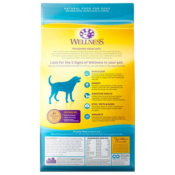 Wellness Complete Health Whitefish & Sweet Potato Adult Dry Dog Food